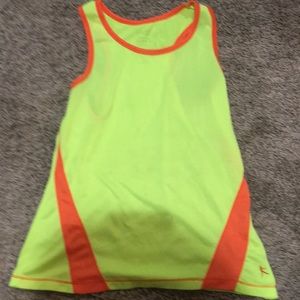 Yellow and orange tank